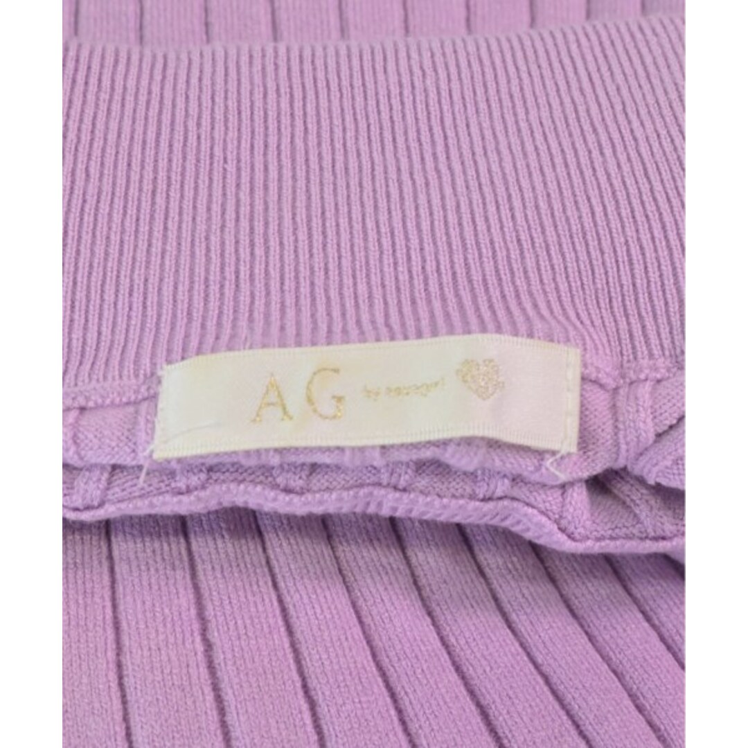 AG by aquagirl(エージーバイアクアガール)のAG by aquagirl ニット・セーター -(XS位) 紫系 【古着】【中古】 レディースのトップス(ニット/セーター)の商品写真