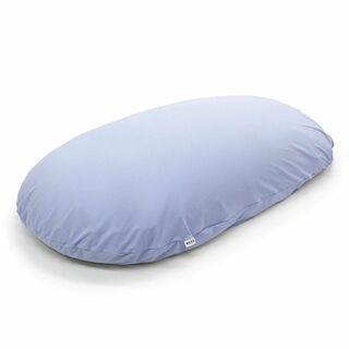 【色: スカイブルー】MOGU(モグ) ビーズクッション ブルー 雲にのる夢枕 (枕)