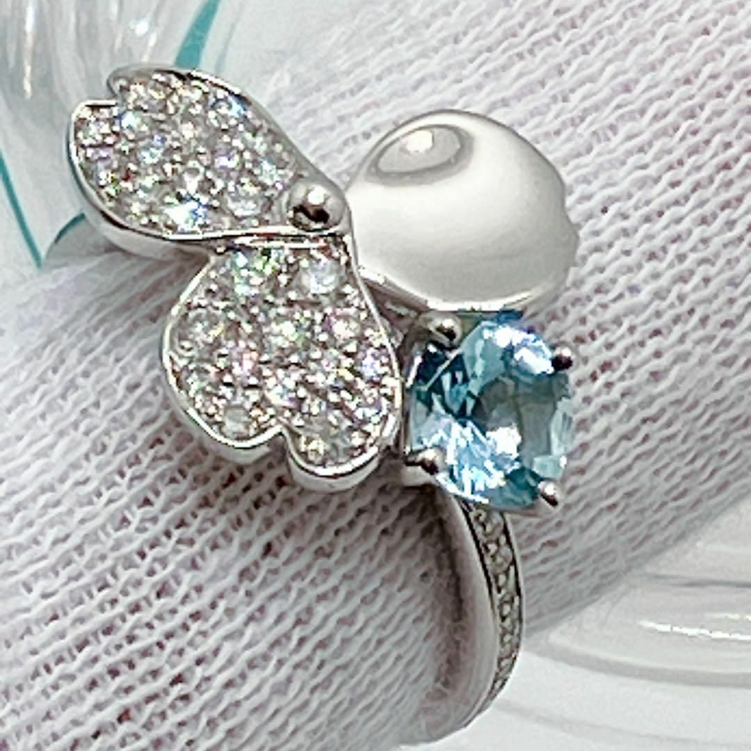 TIFFANY&Co. ティファニー ペーパーフラワー アクアマリン 4号 TIFFANY&Co. ティファニー ペーパーフラワー アクアマリン 4号