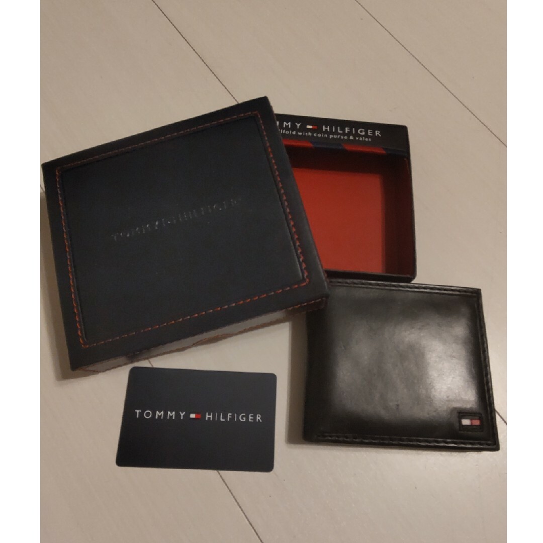 TOMMY HILFIGER(トミーヒルフィガー)のトミーヒルフィガー TOMMYHILFIGER 財布 箱付き メンズのファッション小物(折り財布)の商品写真