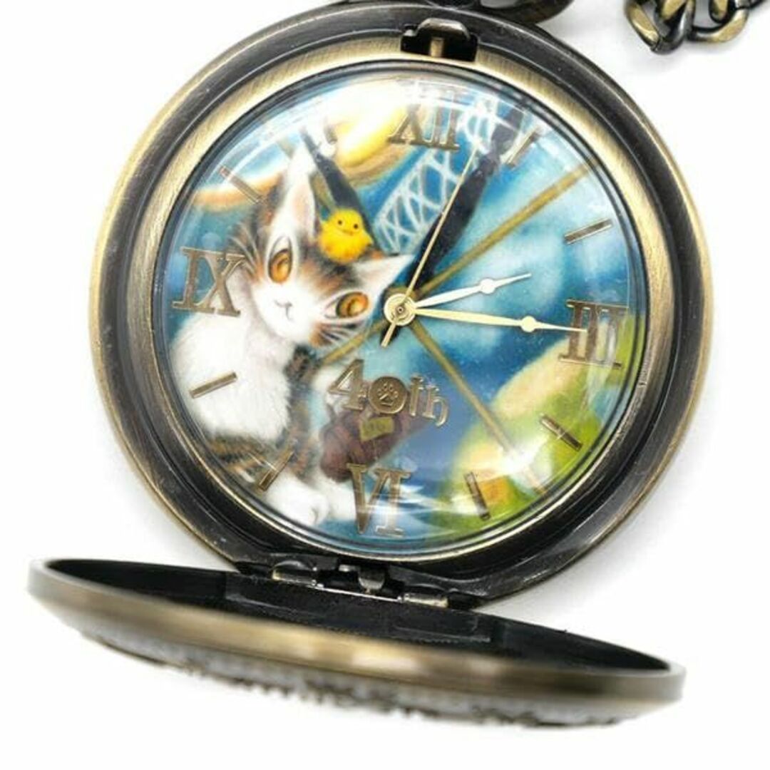 わちふぃーるど ダヤン 生誕40周年記念商品 懐中時計 逆さま大時計