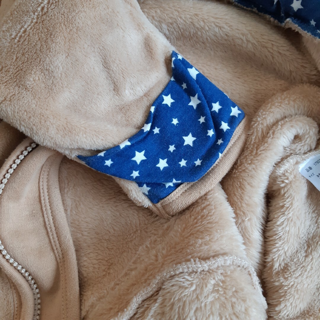 冬用カバーオール キッズ/ベビー/マタニティのベビー服(~85cm)(ジャケット/コート)の商品写真