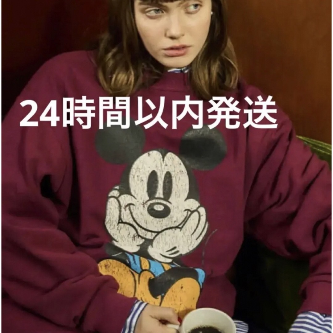 Shinzone - シンゾーンMICKEY SWEAT パーカー ボルドーの通販 by hana ...