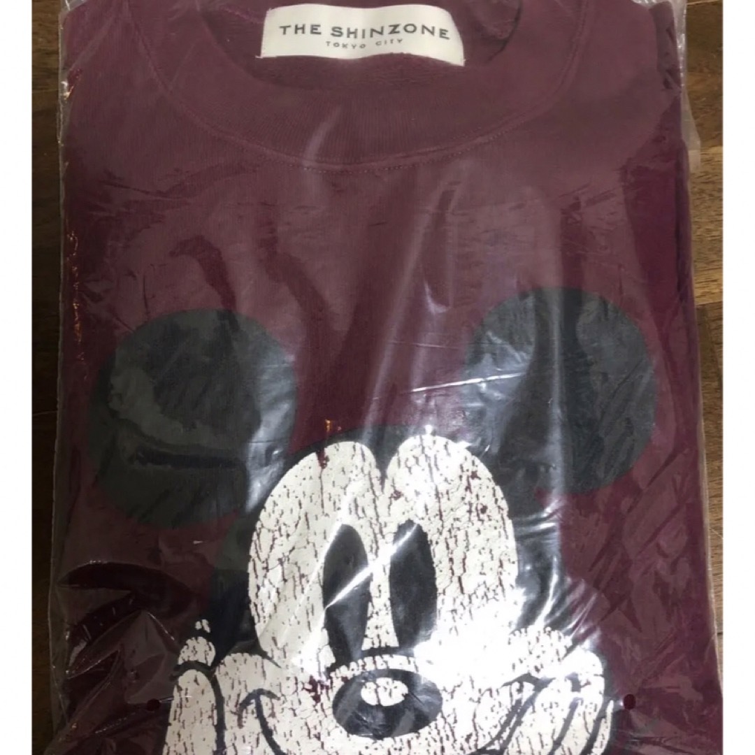 MICKEY SWEAT パーカー ボルドー-