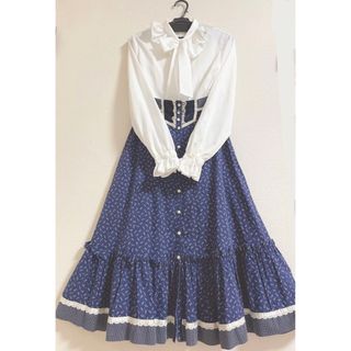 ビンテージ 70s ワンピース ドレス  シースルー プリーツ 美品 希少