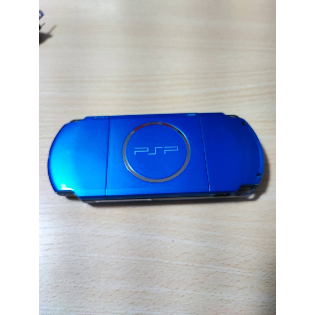 PlayStation Portable(プレイステーションポータブル)のPSP-3000 ジャンク ブルー エンタメ/ホビーのゲームソフト/ゲーム機本体(携帯用ゲーム機本体)の商品写真