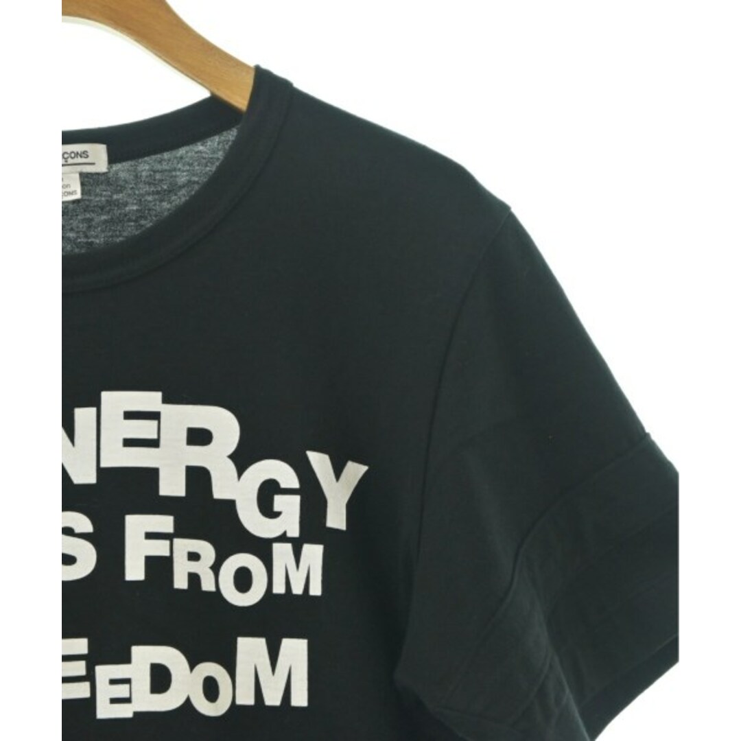 【美品】COMME desGARCONS　コムデギャルソン　半袖Tシャツ　黒　L