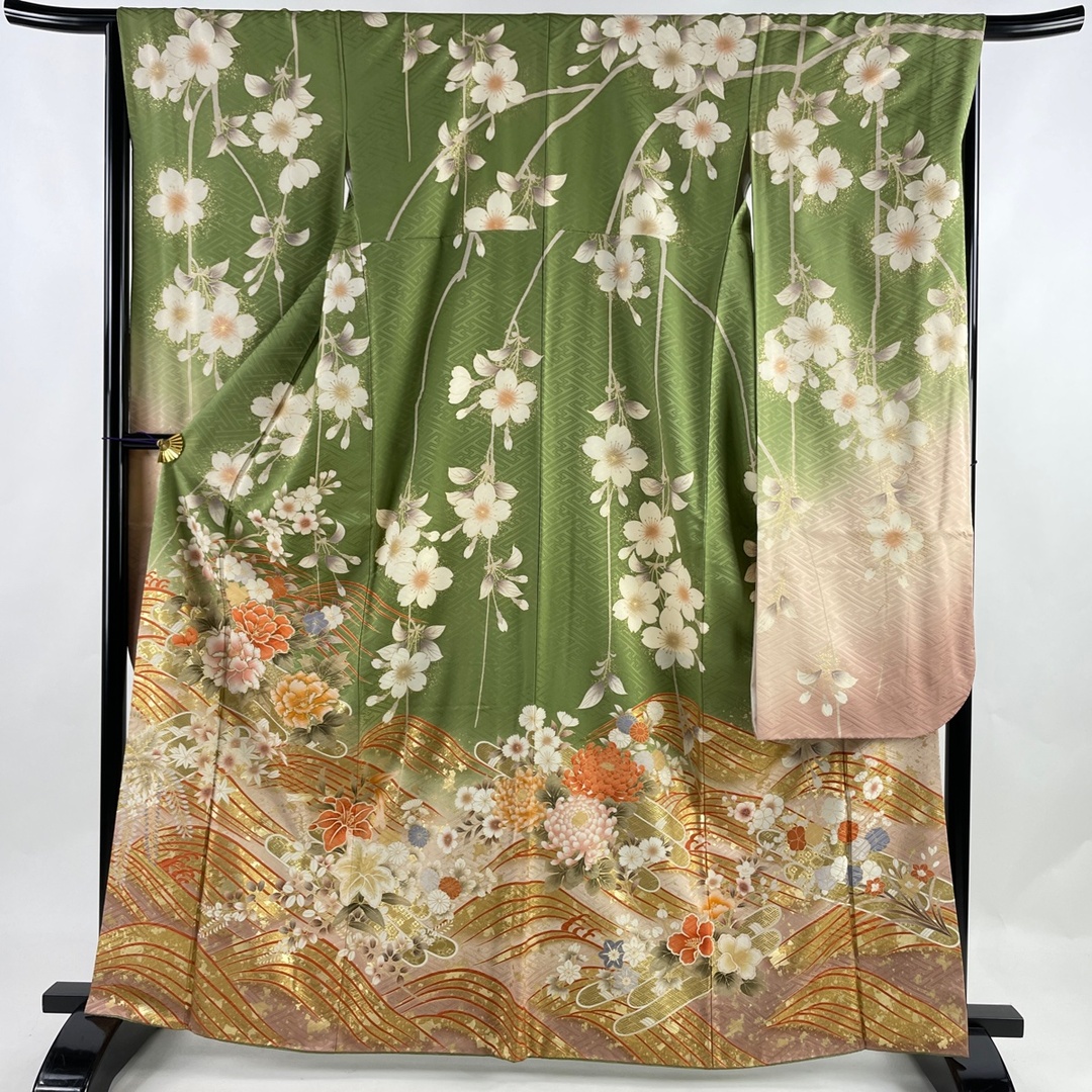 振袖 美品 名品 身丈164cm 裄丈65cm 正絹バイセル着物