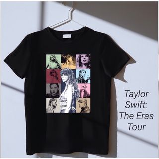 ヘインズ(Hanes)のThe eras tour Taylor swift 黒/白(Tシャツ(半袖/袖なし))