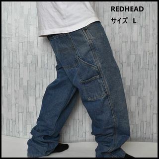 US古着 ペインターパンツ　REDHEAD　オーバーサイズ　美品　デニム(ペインターパンツ)