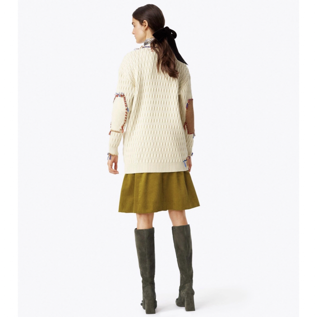 Tory Burch(トリーバーチ)のTory Burch Quincy Cardigan パッチワーク カーディガン レディースのトップス(カーディガン)の商品写真