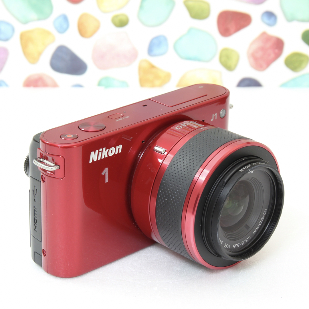 ミラーレス Nikon 1 J1 レッド