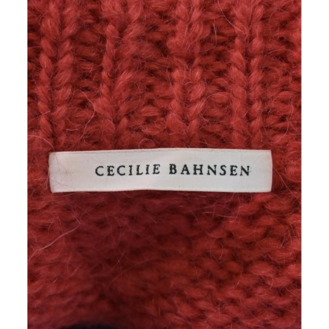 CECILIE BAHNSEN(セシリーバンセン)のCECILIE BAHNSEN セシリーバンセン ニット・セーター XS/S 赤 【古着】【中古】 レディースのトップス(ニット/セーター)の商品写真