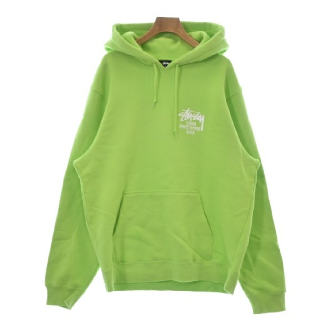 入庫 STUSSY ステューシー パーカー L 黄緑 【古着】 | www.artfive.co.jp