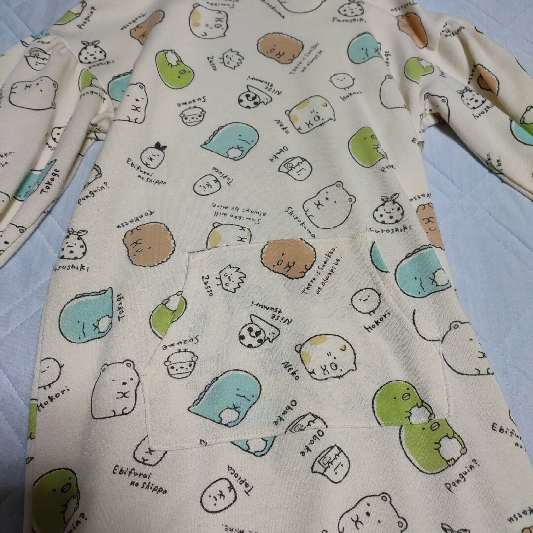 春秋 パーカーワンピース 140サイズ キッズ/ベビー/マタニティのキッズ服女の子用(90cm~)(ワンピース)の商品写真