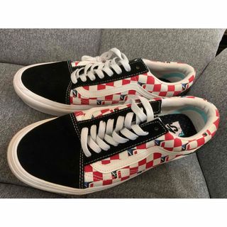 ヴァンズ(VANS)のブロックチェック柄' Old Skool ローカット スニーカー 26.5(スニーカー)