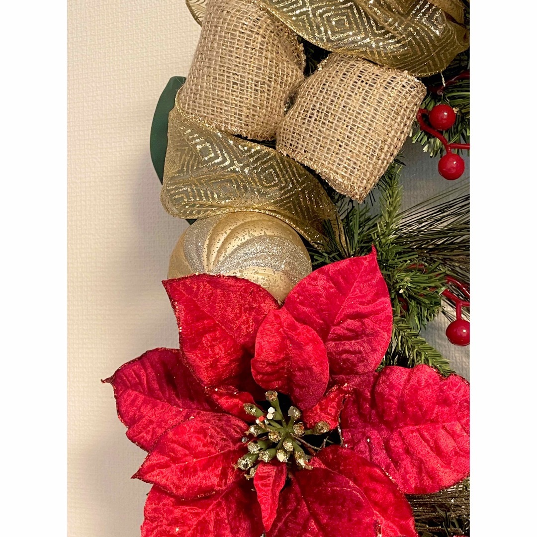 クリスマスリース 特大70cm クリスマスリース 特大70cm