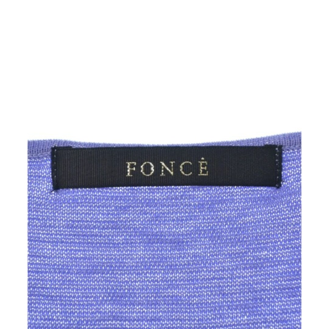 FONCE(フォンセ)のFONCE フォンセ ニット・セーター -(M位) 紫系 【古着】【中古】 レディースのトップス(ニット/セーター)の商品写真