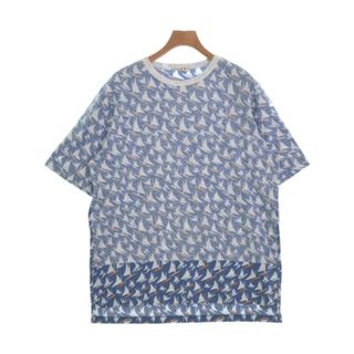 マルニ(Marni)のMARNI Tシャツ・カットソー 50(XL位) 青x白xオレンジ等(総柄) 【古着】【中古】(Tシャツ/カットソー(半袖/袖なし))