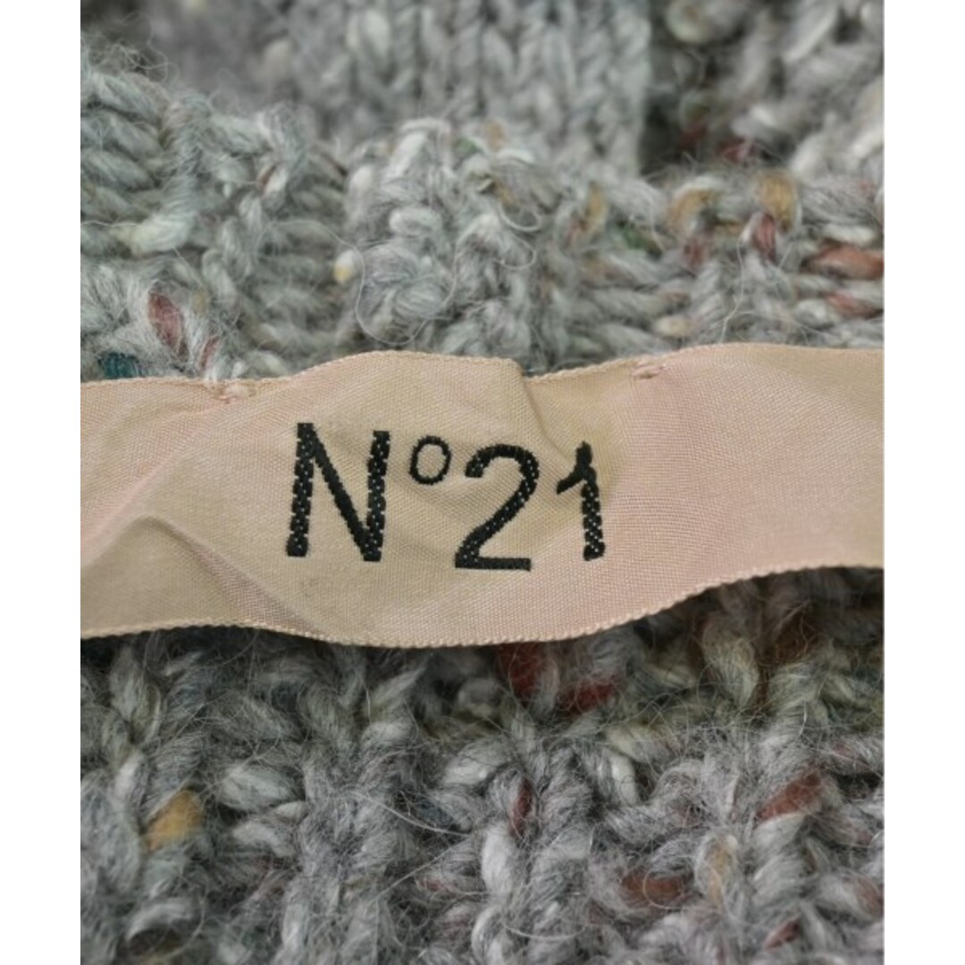 N゚ 21 ニット・セーター 38(S位) グレー(ミックス) 【古着】【中古】の