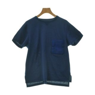 エルメス(Hermes)のHERMES エルメス Tシャツ・カットソー 36(S位) 紺 【古着】【中古】(カットソー(半袖/袖なし))