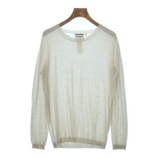 ジルサンダー(Jil Sander)のJIL SANDER ジルサンダー ニット・セーター 36(XS位) 白系 【古着】【中古】(ニット/セーター)