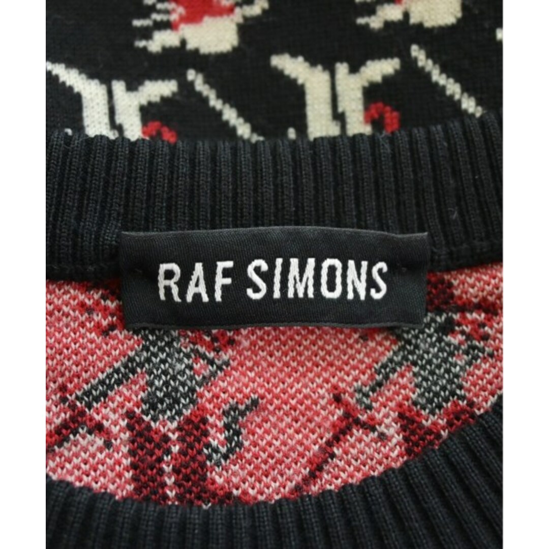 RAF SIMONS ラフシモンズ ベスト M 黒x白x赤等(総柄)