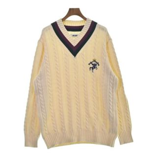 パレス(PALACE)のPALACE パレス ニット・セーター XL アイボリー 【古着】【中古】(ニット/セーター)