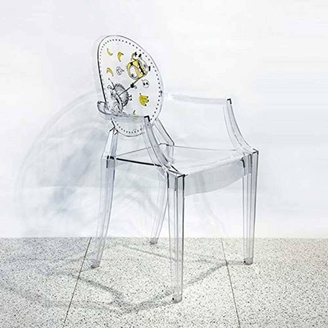 【色: クリア】Kartell ダイニングチェア クリア W54/D55/H94