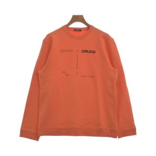 ラフシモンズ(RAF SIMONS)のRAF SIMONS ラフシモンズ スウェット M オレンジ 【古着】【中古】(スウェット)