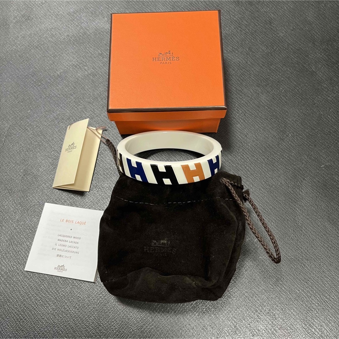 HERMES  ラッカーウッド　ブレスレット