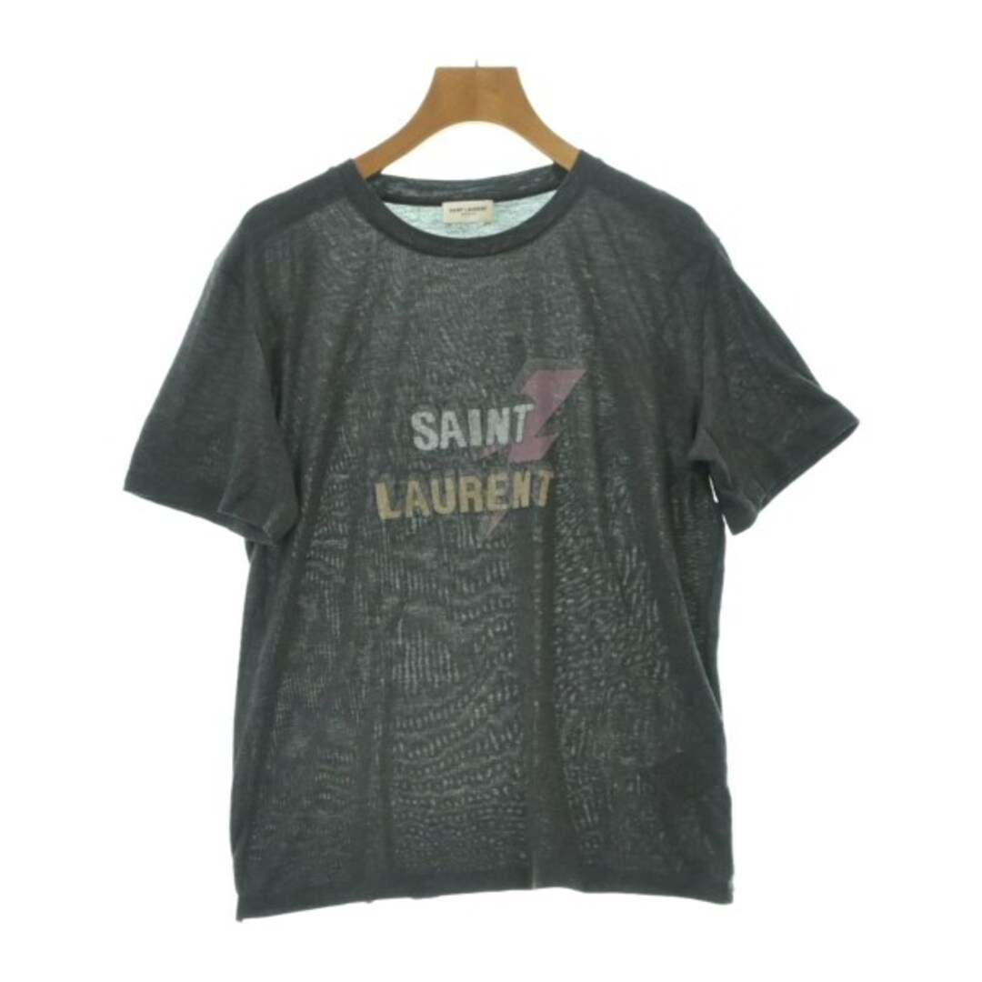 SAINT LAURENT PARIS Tシャツ・カットソー XS グレー