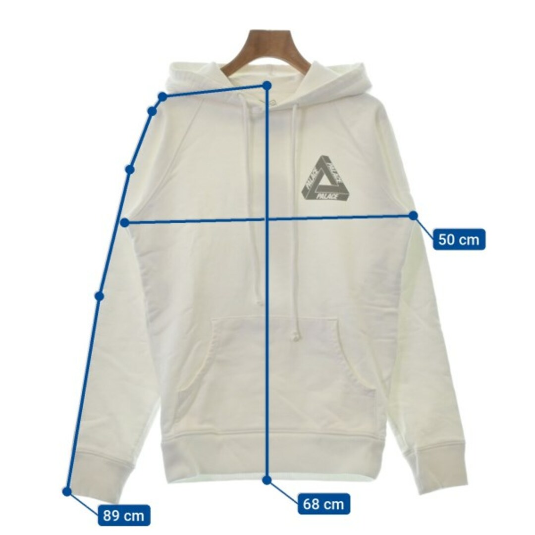 PALACE - PALACE パレス パーカー S 白 【古着】【中古】の通販 by