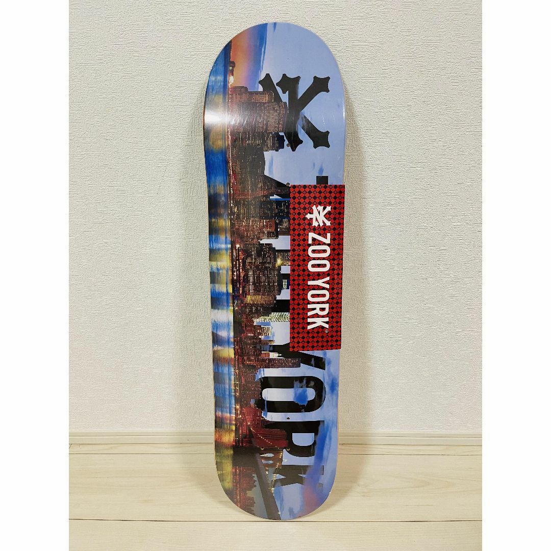 台湾製無地黒デッキテープ付き ZOO YORK ズーヨーク8.0デッキの 台湾製無地黒デッキテープ付き ZOO YORK ズーヨーク8.0デッキの