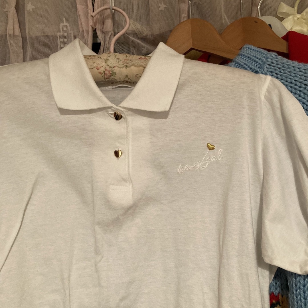 Lochie(ロキエ)のvintage lovely heart shirt レディースのトップス(シャツ/ブラウス(半袖/袖なし))の商品写真