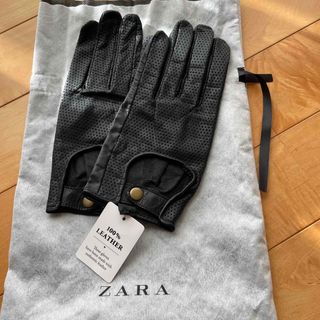 ザラ(ZARA)の緊急お値下げ‼第二弾️ZARA 男性用　グローブ　未使用✨(手袋)