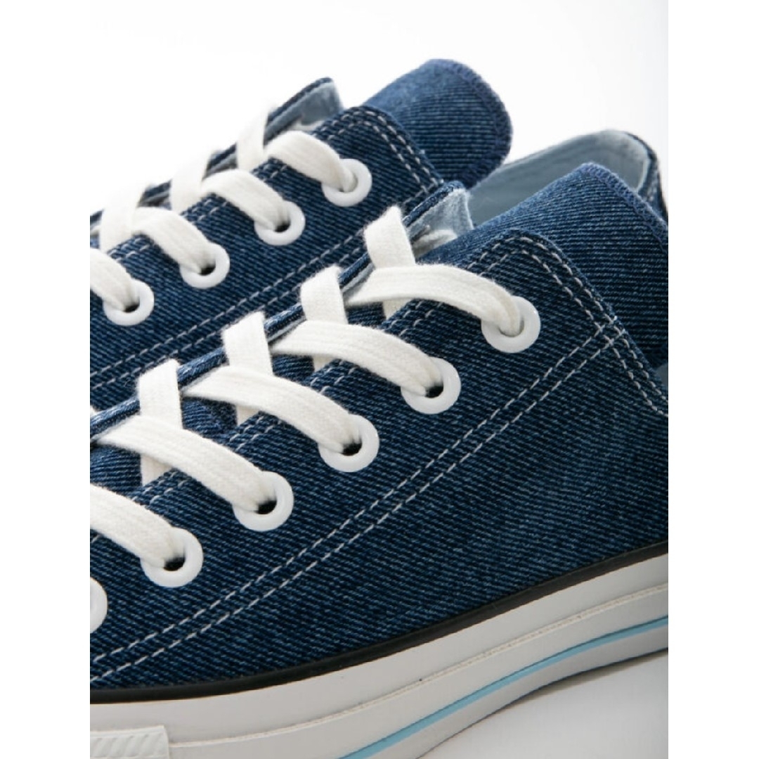 earth music & ecology(アースミュージックアンドエコロジー)のアースCONVERSE×earth ALLSTAR 100 OXインディゴ レディースの靴/シューズ(スニーカー)の商品写真