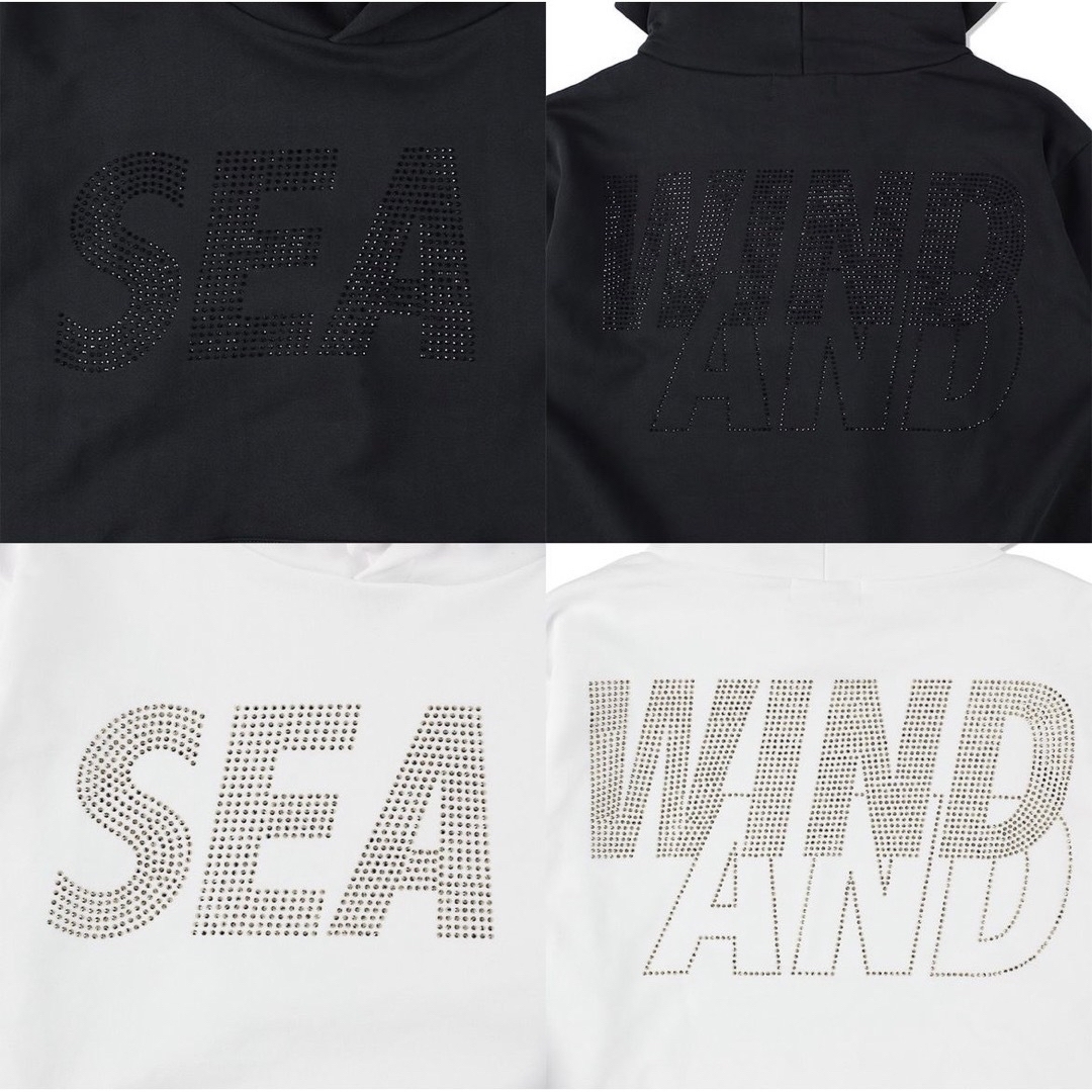 【WIND AND SEA】SEA RHINE STONE HOODIE