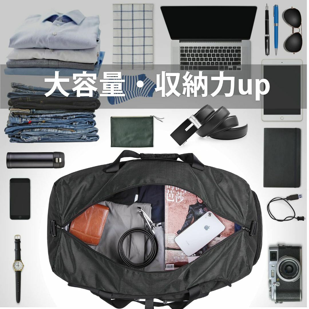 色:ダックグレー100L_サイズ:100L】ボストンバッグ レディース 色:ダックグレー100L_サイズ:100L】ボストンバッグ レディース