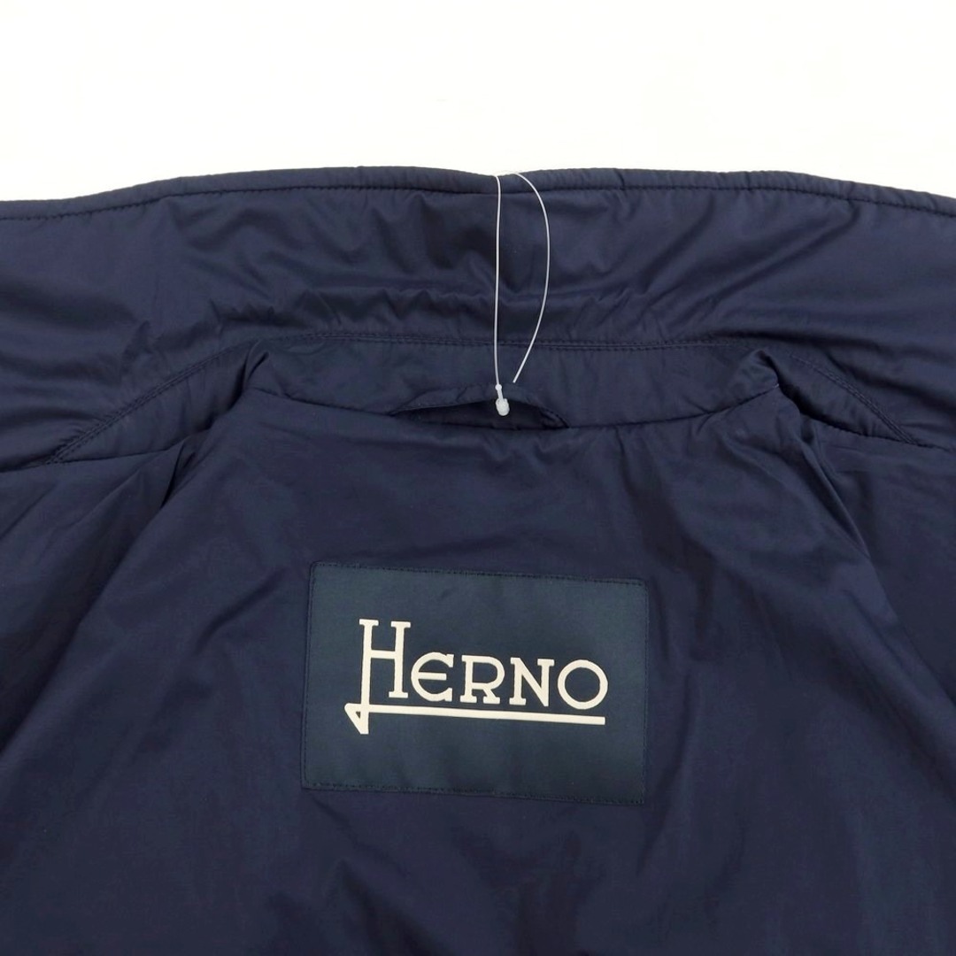 HERNO(ヘルノ)の【中古】ヘルノ Herno ストレッチナイロン コーチジャケット 中綿ブルゾン ネイビー【サイズ52】【メンズ】 メンズのジャケット/アウター(その他)の商品写真