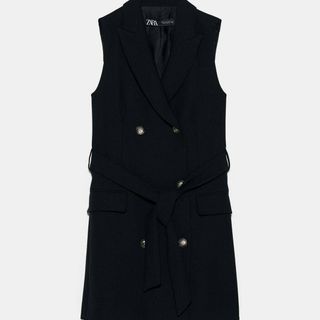 ZARA ザラ テーラード  ロングジレ  ロングベスト 定価7990円(ベスト/ジレ)