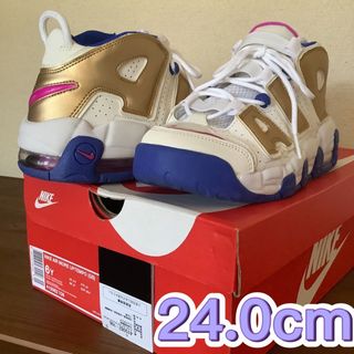 ナイキ(NIKE)のNIKE Air More Uptempo GS 415082-106 モアテン(スニーカー)