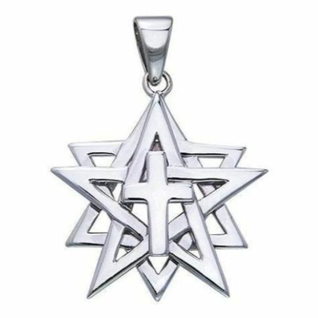 レディースPS: Cross Star Of David Pendant