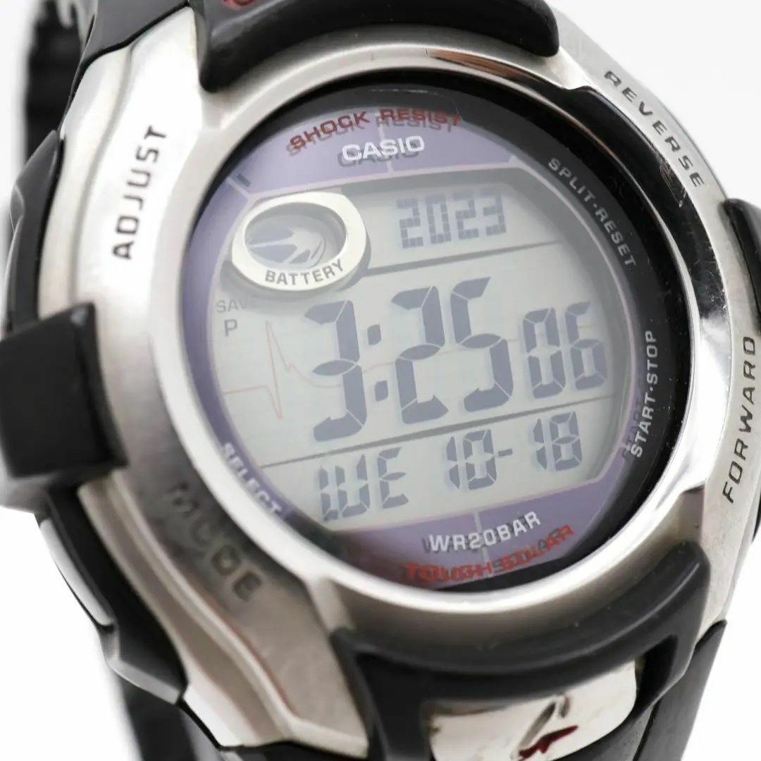 一点物》G-SHOCK 腕時計 ブラック デジタル ライト メンズx-