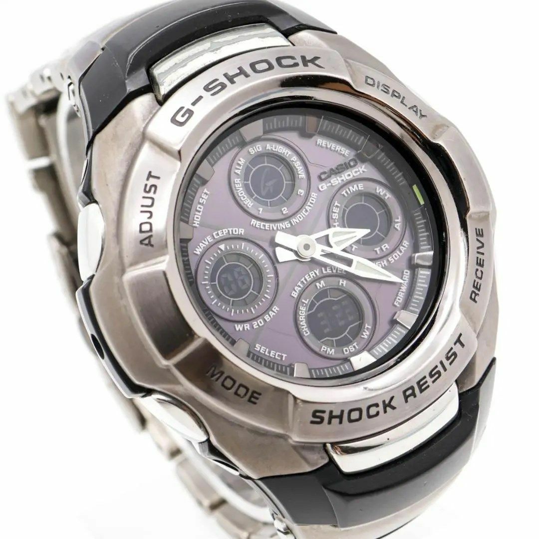 人気》G-SHOCK 腕時計 ブラック アナデジ タフソーラー ライト y-