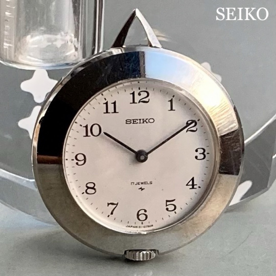 【動作品】セイコー SEIKO アンティーク 懐中時計 ペンダントウォッチ