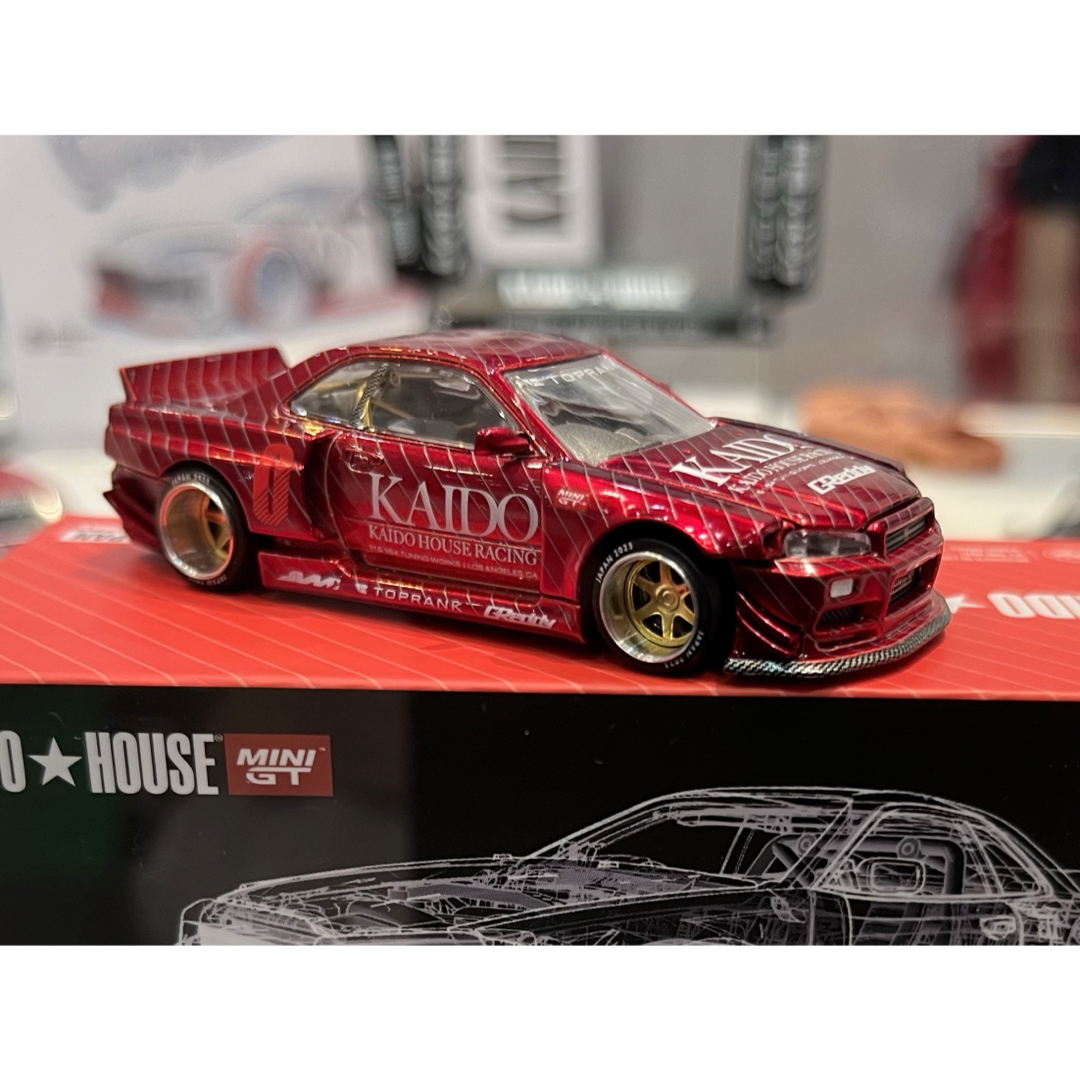 日産 - MINI GT KAIDO スカイライン R34 GT-R 静岡ホビーショー限定の