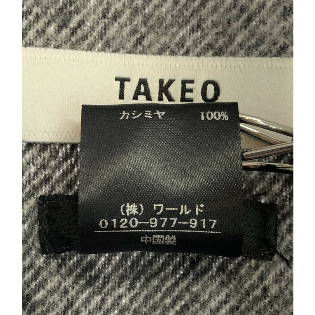 TAKEO KIKUCHI(タケオキクチ)のタケオキクチ TAKEO KIKUCHI マフラー カシミヤ100％ メンズ メンズのファッション小物(マフラー)の商品写真