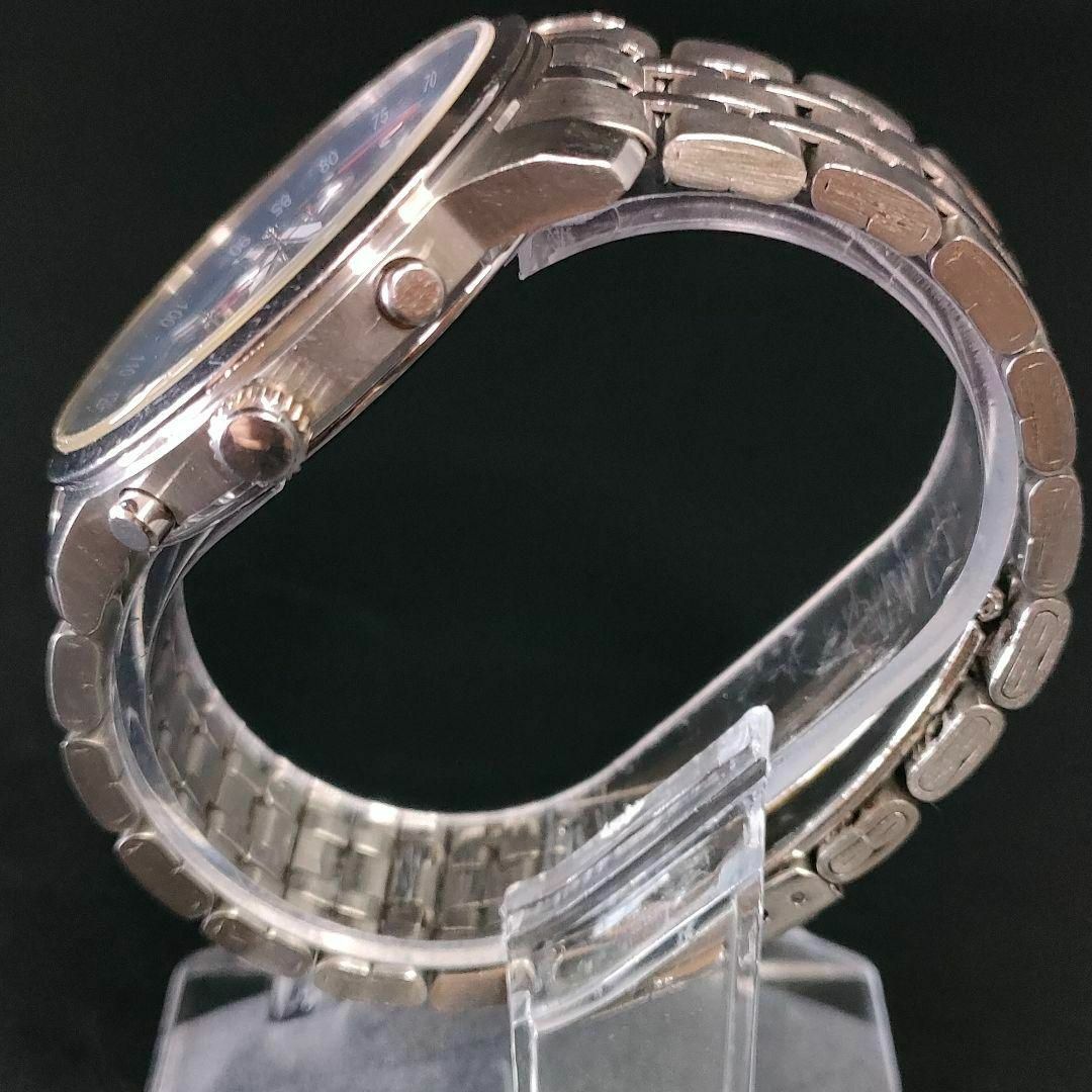 ORIENT(オリエント)の希少良品【稼働品】ORIENT　オリエント　TTOP　ブルー　シルバー　クォーツ メンズの時計(腕時計(アナログ))の商品写真