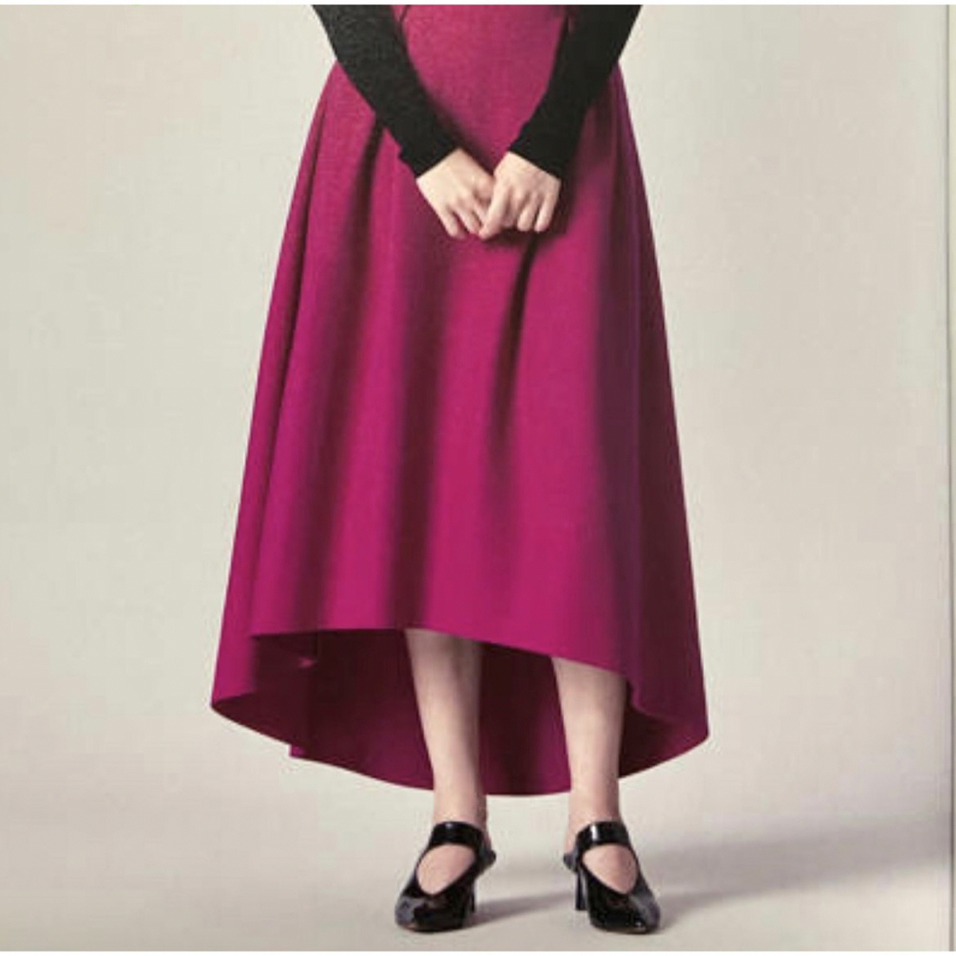 ADORE(アドーア)の値下げ特価‼️ADORE ウールスカートマゼンタ色 レディースのスカート(ロングスカート)の商品写真